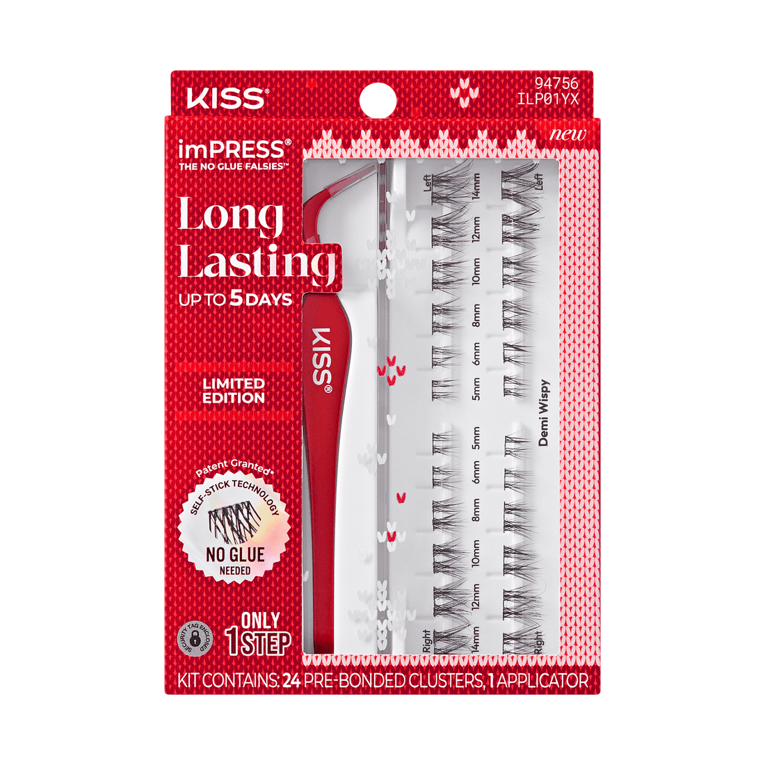 imPRESS Falsies Long Lasting Holiday Lashes - Demi Wispy