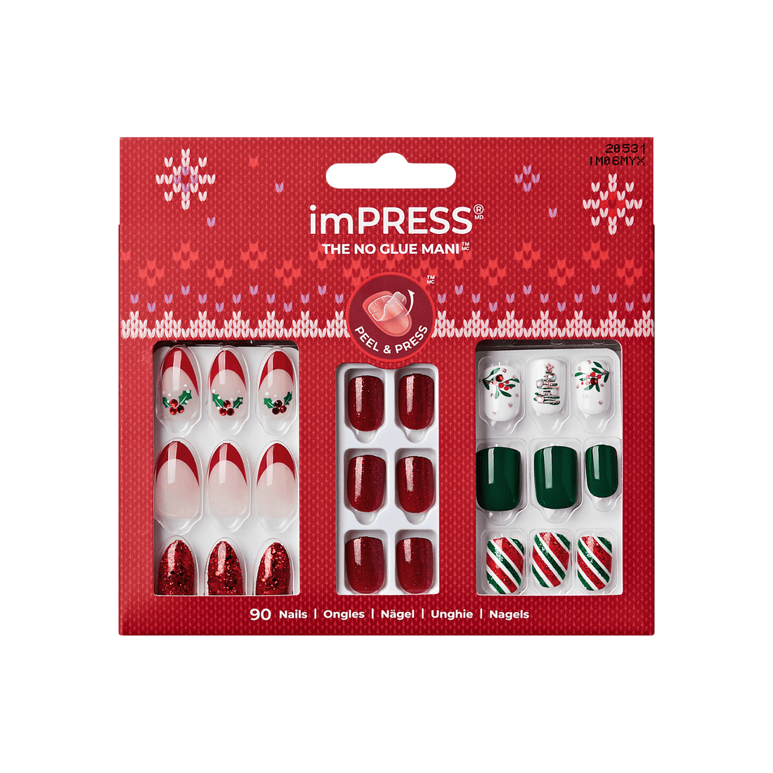 imPRESS Press On Nails Holiday Gift Set - Cozy Chic