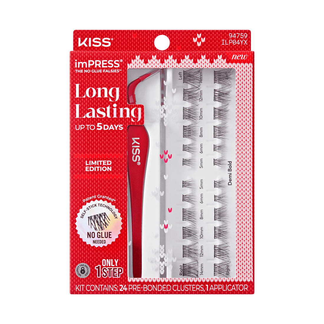 imPRESS Falsies Long Lasting Holiday Lashes - Demi Bold