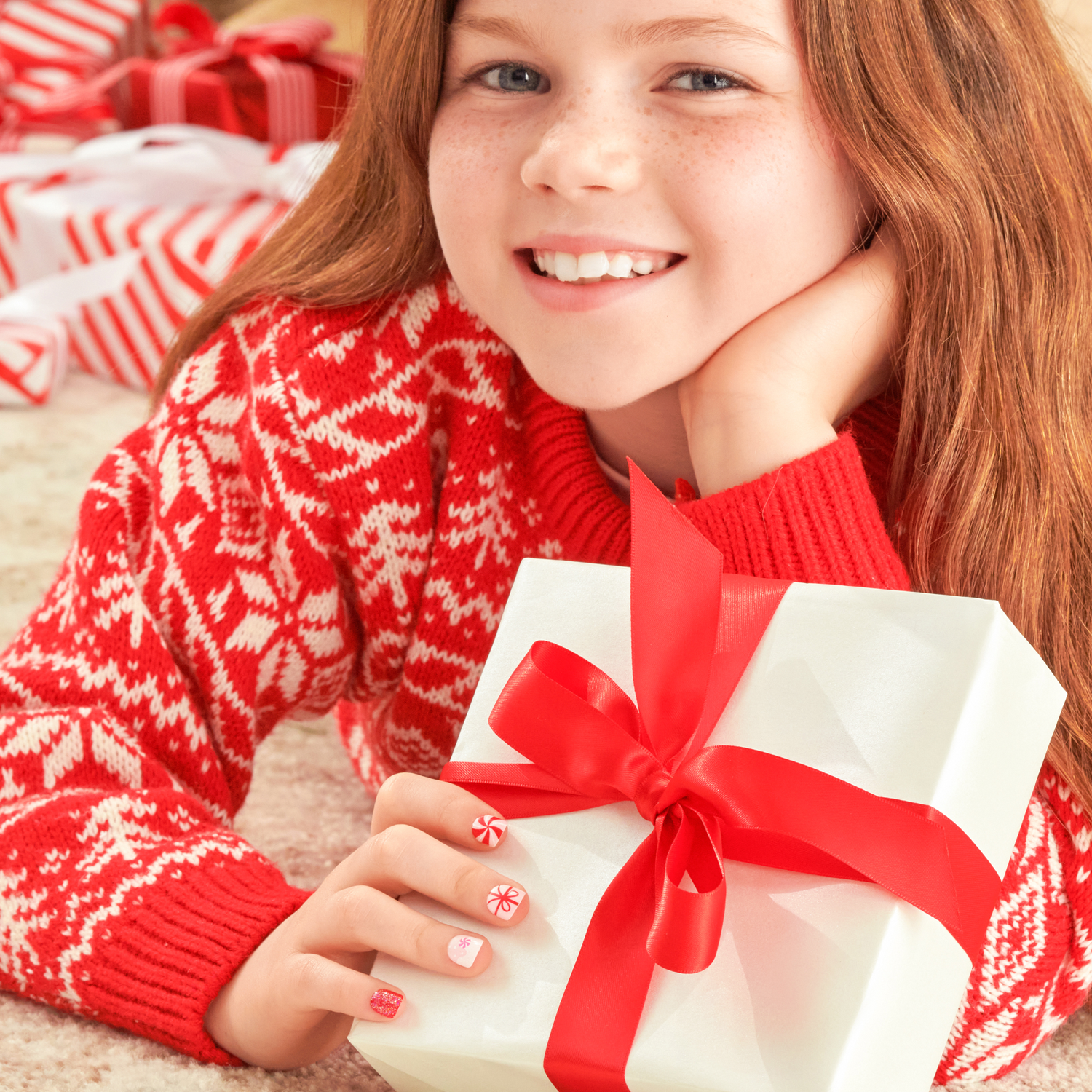 imPRESS Kids Holiday Press On Nails - Frostsnow