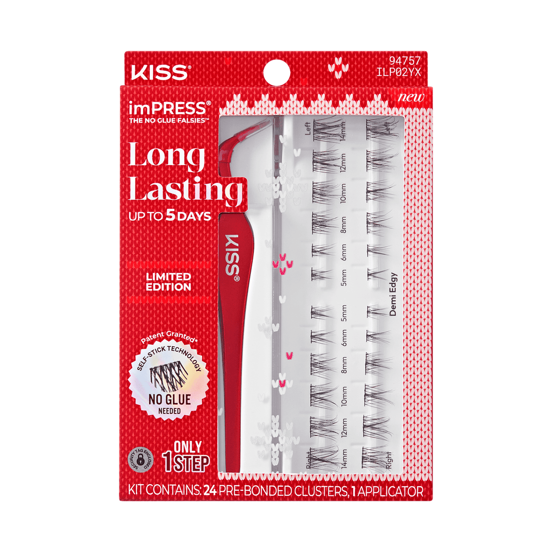 imPRESS Falsies Long Lasting Holiday Lashes - Demi Edgy