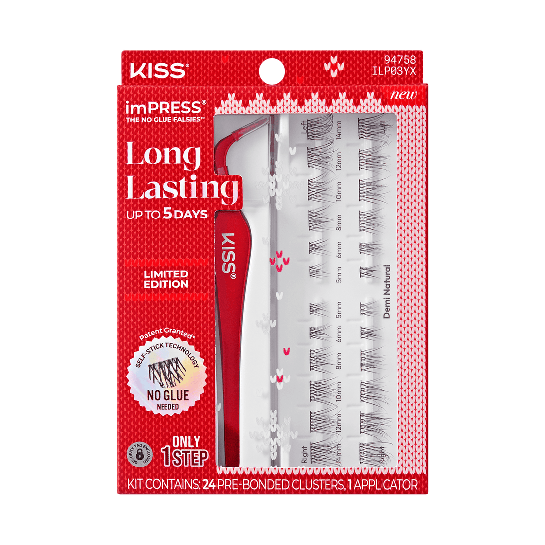 imPRESS Falsies Long Lasting Holiday Lashes - Demi Natural