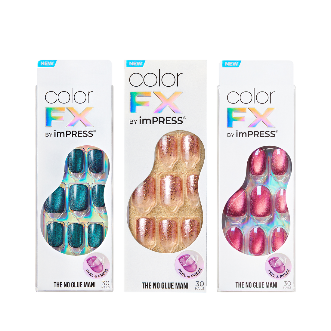 colorFX by imPRESS Press On Nails Bundle - Showgirl Nails